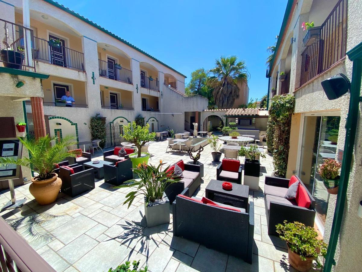 Logis Hotel Les II Mas - Perpignan Sud Cabestany Exterior foto